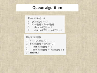 Queue algorithm
 