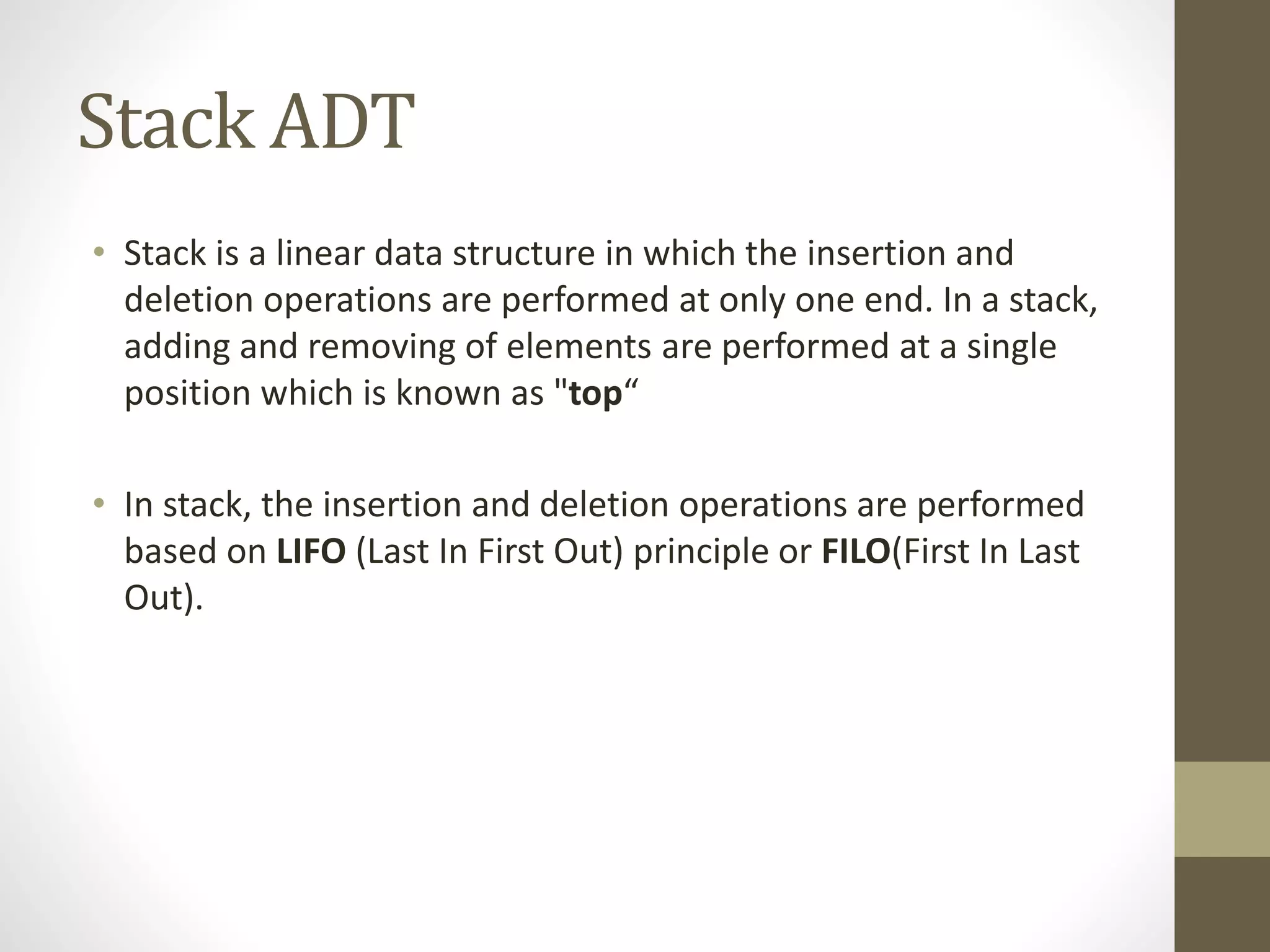 Stack and queue | PPT