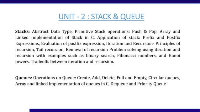 Stack and Queue.pptx university exam preparation | PPT