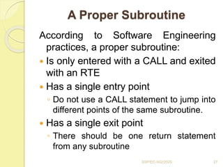 Stack and subroutine | PPTX