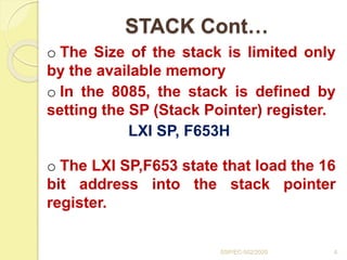 Stack and subroutine | PPTX