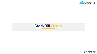 StackBill Workshop