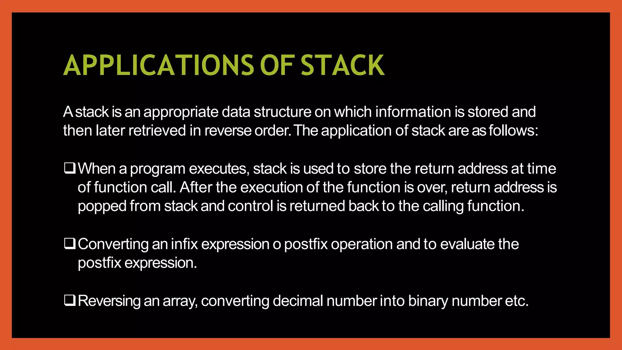 Stack data structure | PPT