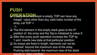 Stack data structure | PPTX