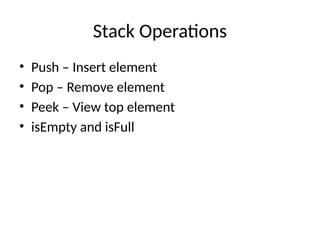 Stack_Data_Structure_and_algoritham_detailed | PPTX