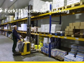Forklift trucks for stacking Read more:  www.atlet.com/trucks 