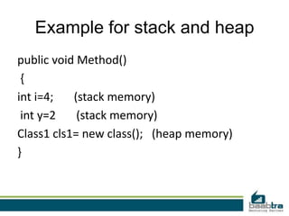 Stack&heap | PPT