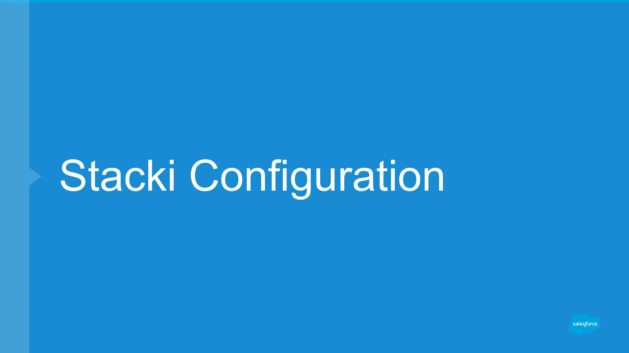 Stacki Configuration
 