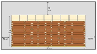 32 cm
24
cm
10 cm 10 cm
10
cm
 