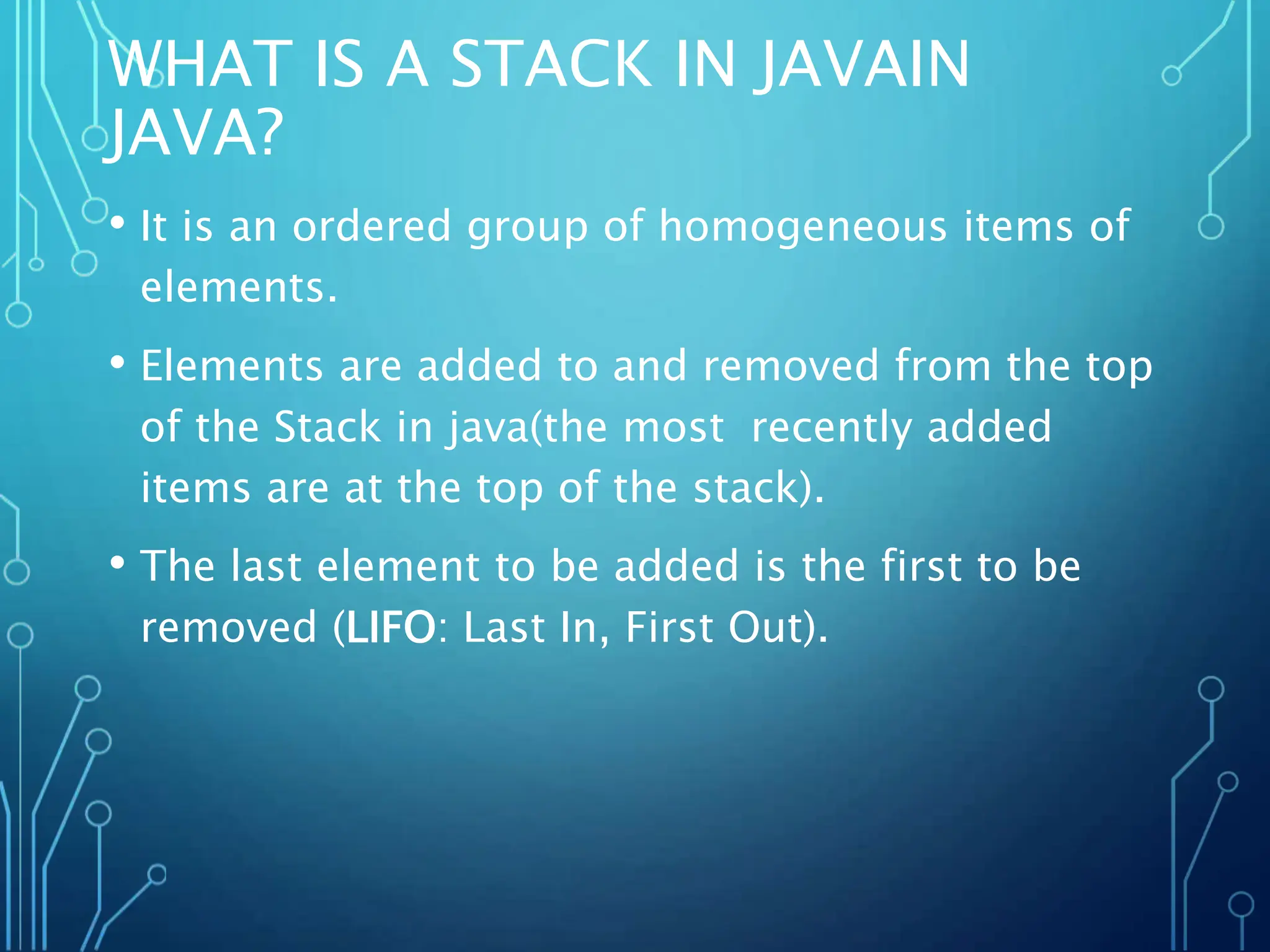 stack in java data structure - muhammed .ppt