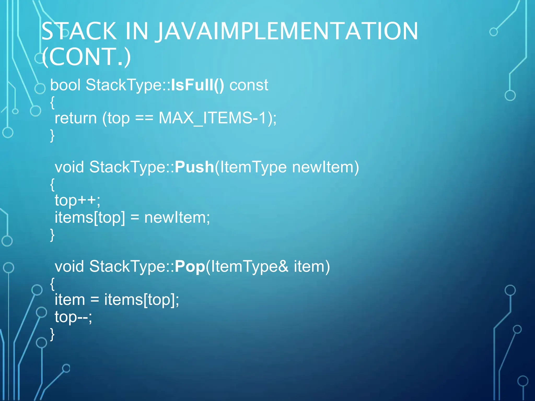 stack in java data structure - muhammed .ppt