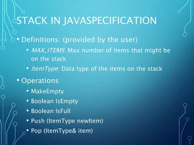 stack in java data structure - muhammed .ppt