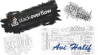 Stack overflow - by avi halif | PDF