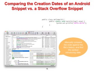 Stack overflow code_laundering | PPT