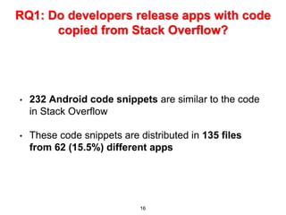 Stack overflow code_laundering | PPTX