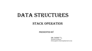 Stack and stack operations in data structure | PPTX
