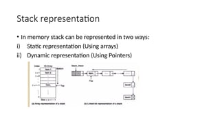 Stack and stack operations in data structure | PPTX