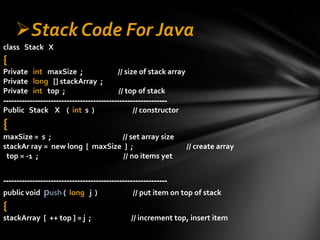 Stack project | PPTX