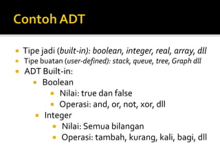 STACK & QUEUE pert 5.pptx , stack program in teknik | PPTX