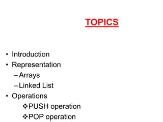 Stack & Queue presentation for educational purpose | PDF
