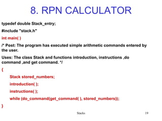 Stacks | PPT