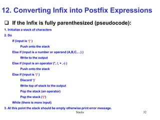 Infix Stack Stacks | PPT