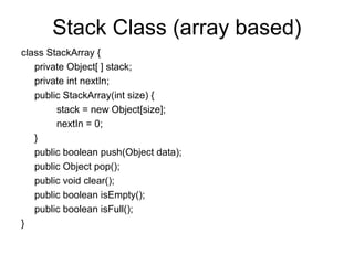 Stacks | PPT
