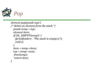 Stacks data structure with algorithm analysis | PPT