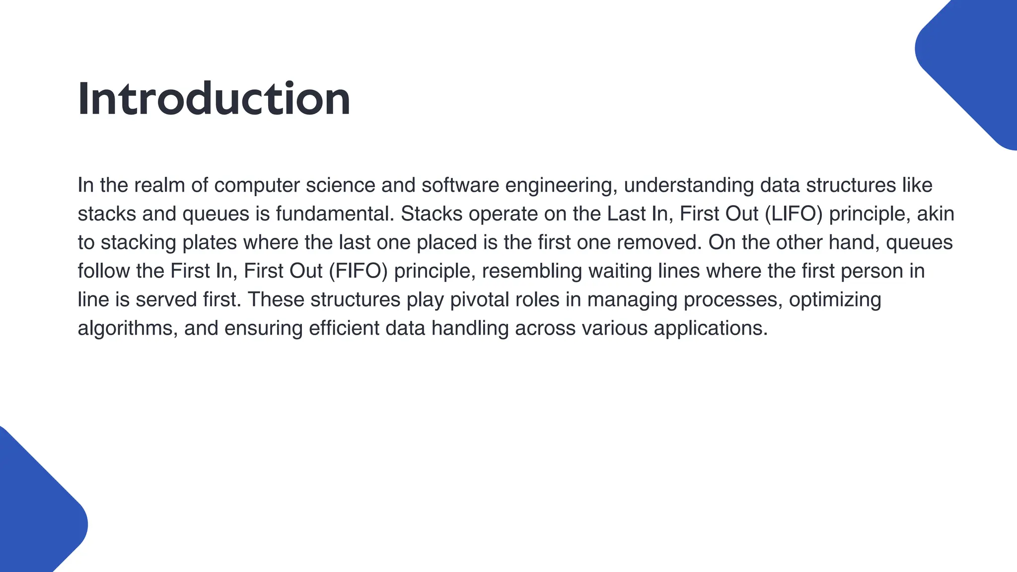 Stacks and Queues: Essential Data Structures for Efficient Computing ...