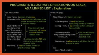 Stacks in c++ | PPTX | Programming Languages | Computing