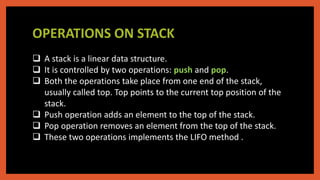 Stacks in c++ | PPT