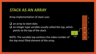 Stacks in c++ | PPTX | Programming Languages | Computing