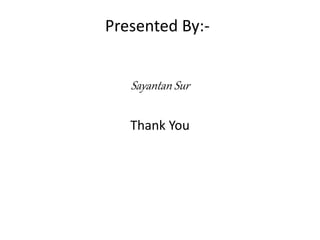 Presented By:-
Sayantan Sur
Thank You
 