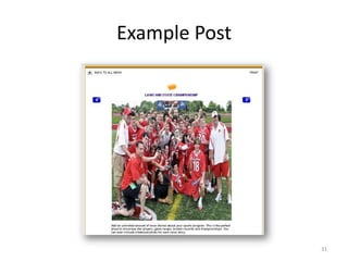 Example Post




               31
 