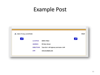 Example Post




               40
 