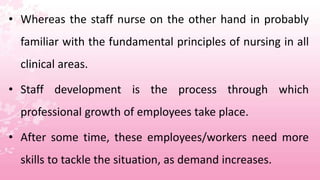 Staff development | PPTX