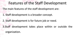 Staff development | PPTX