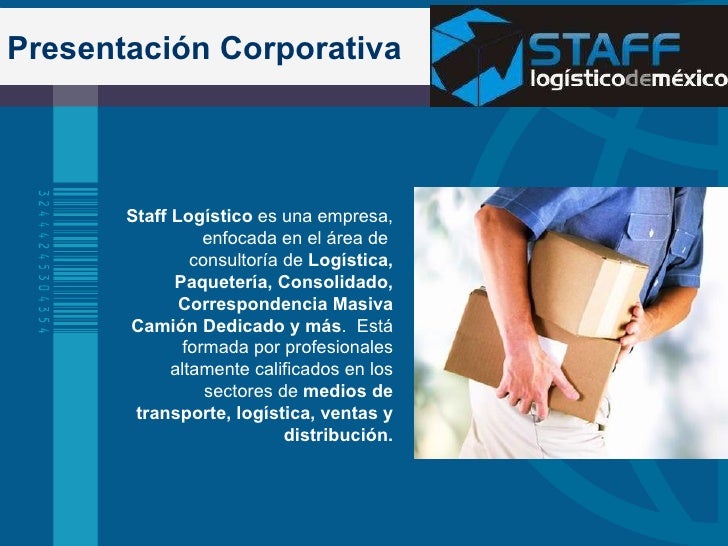 Presentaci n Staff Log stico