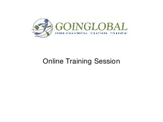 Online Training Session
 