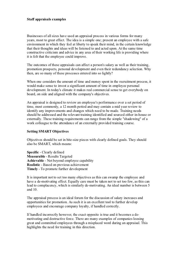 Dissertation objections for appraisals