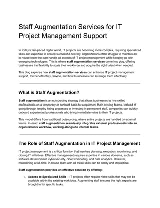 Staff Augmentation Contract.pdf Staff Augmentation Services for IT Project Management Support.pdf
