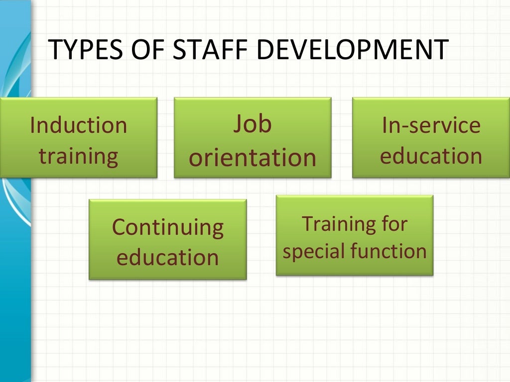 Staff development