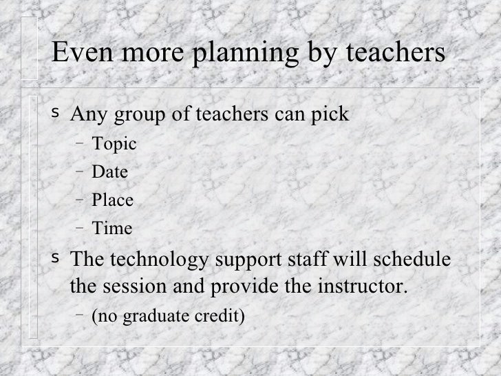Dissertation on staff development