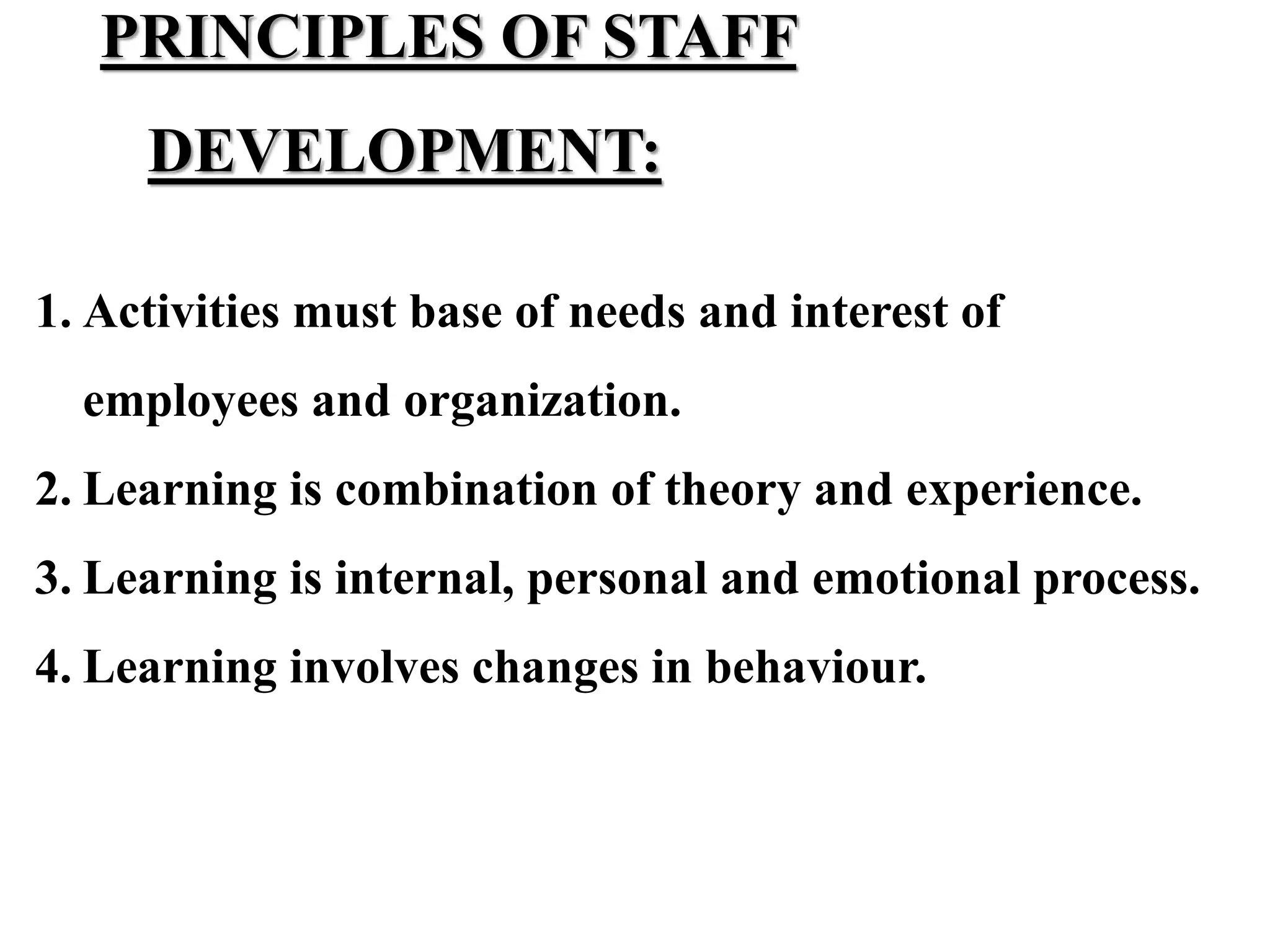 STAFF DEVELOPMENT programme in nursing Management | PPTX | Career ...
