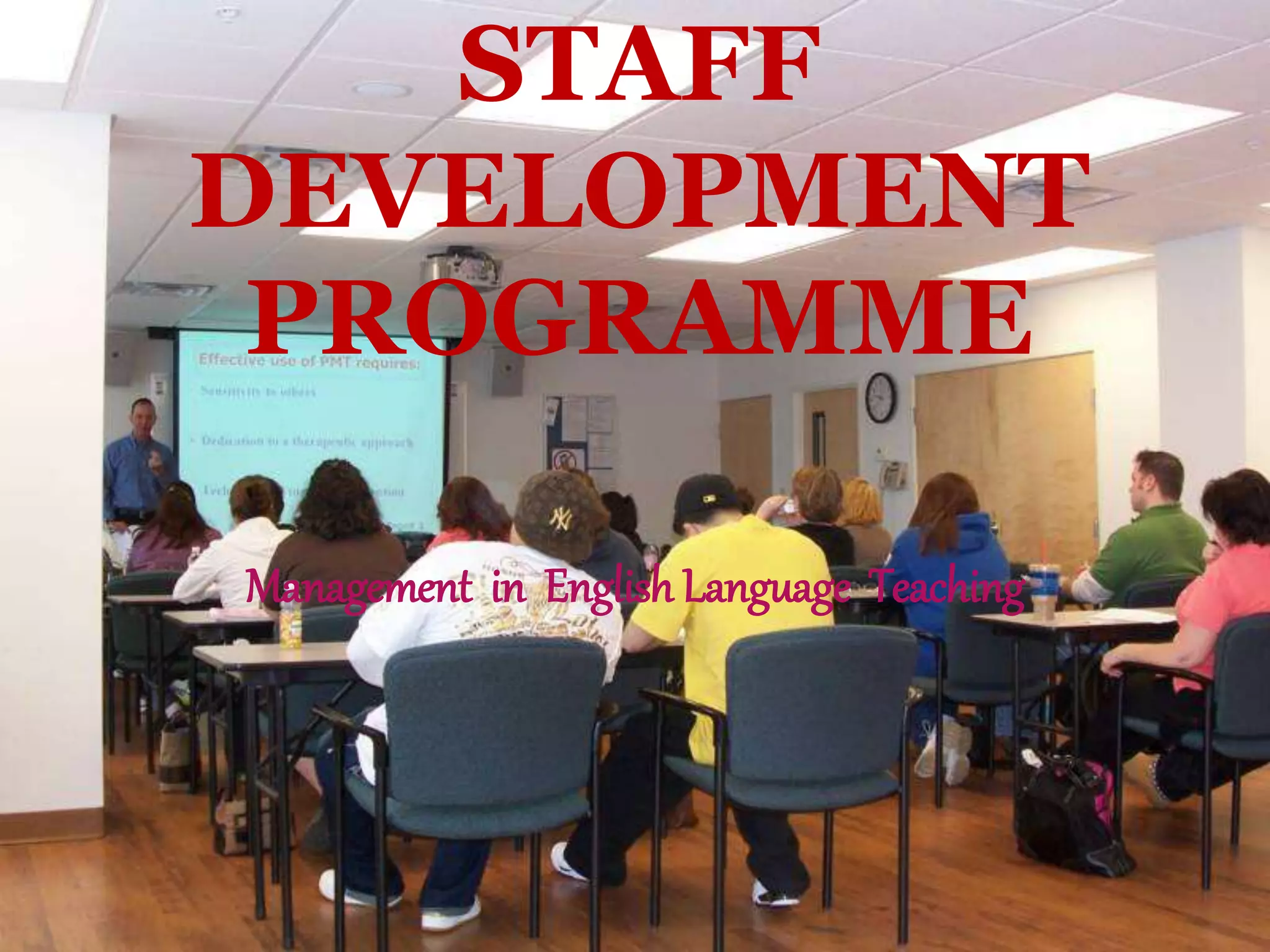 STAFF DEVELOPMENT PROGRAMME | PPTX