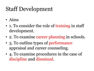STAFF DEVELOPMENT PROGRAMME | PPTX