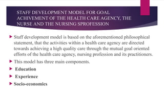 staff development program.pptx for nurses | PPTX