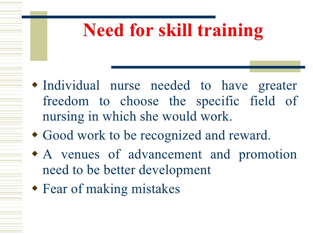 Staff development programme