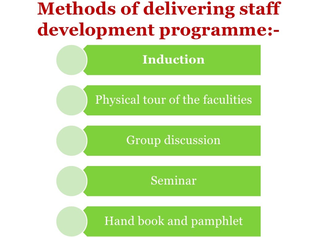 Staff development programme