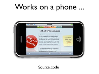 A pointless example in
       stages ...
 